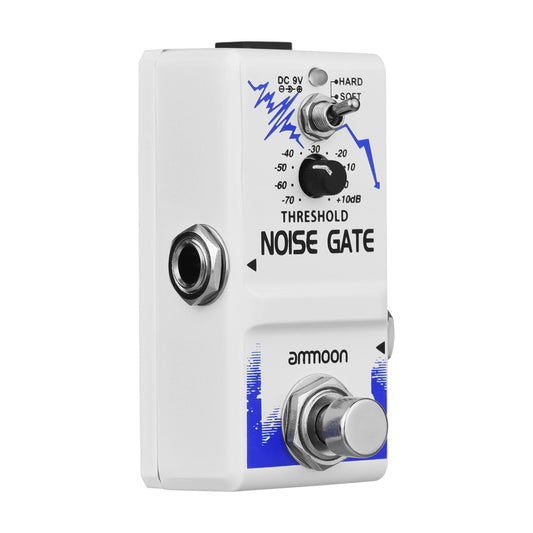 ammoon Single Noise Gate Guitar Effect Pedal True Bypass Zinc Alloy Shell Guitar Accessories
