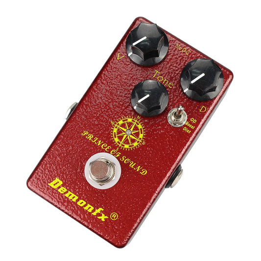 High Quality NEW Demonfx  Prince of Sound Guitar Effect Pedal Overdrive Boost Distortion Prince of tone