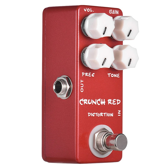 MOSKY CRUNCH RED Distortion Fuzz Pedal Reverb Effector Electric Guitar Multi-effects Support for Guitar Kit Loop Box Synthesizer