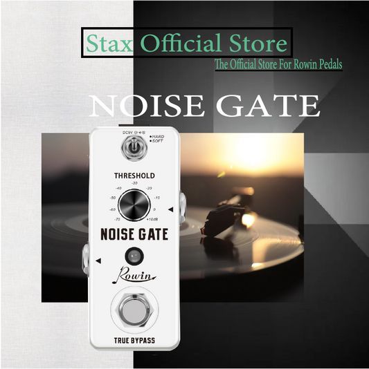 Rowin Noise Gate Effect Pedal For Electric Guitar &amp;Bass Ture Bypass Under Lowest Price&amp;Highest Quality To Provide Clear Sound