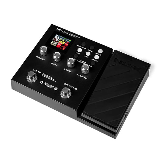 Nux MG-300 professional guitar comprehensive effect device, with drum machine, distorted vocal effects, free delivery to home
