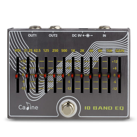 Caline CP-81 10 Band EQ Guitar Effect Pedal True Bypass Design Equalizer Pedal Electric Guitar Parts & Accessories