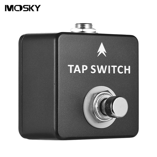 MOSKY 1/4" TAP SWITCH Guitar Effect Pedal Electric Single Tap Delay Full Metal Accessories Guitar Effect Pedal Instruments