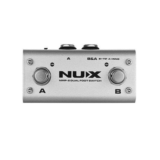 NUX NMP-2 Metal Dual Foot Switch Guitar Speaker Control Pedal MIGHTY Speaker for Guitarra Remote Effects Pedal Keyboard Modules