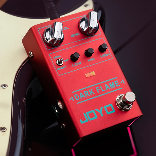 JOYO R-17 DARK FLAME Distortion Pedal High Gain Metal Pedal Effect for Electric Guitar Distortion Effector for Guitar Riff Solo