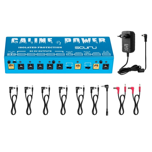 Caline P1 Pedal Power Supply 18V 2A 36W Guitar Effects Pedal 8 Isolated Outputs Power Supply Guitar Accessories