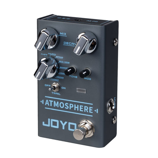 JOYO R-14 Atmosphere Reverb Pedal Guitar Multi Effect Pedal PLATE CHURCH COMET Reverb Effect Pedal for Electric Guitar Bass